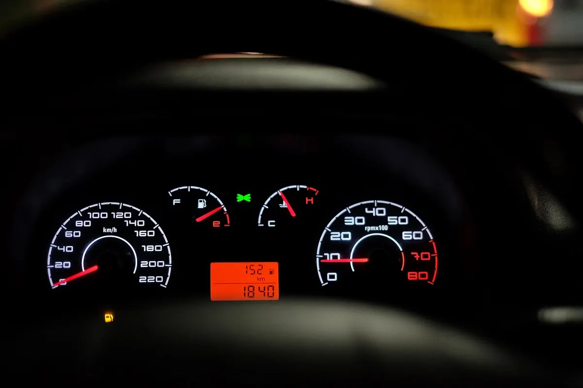 Car dashboard being cleaned